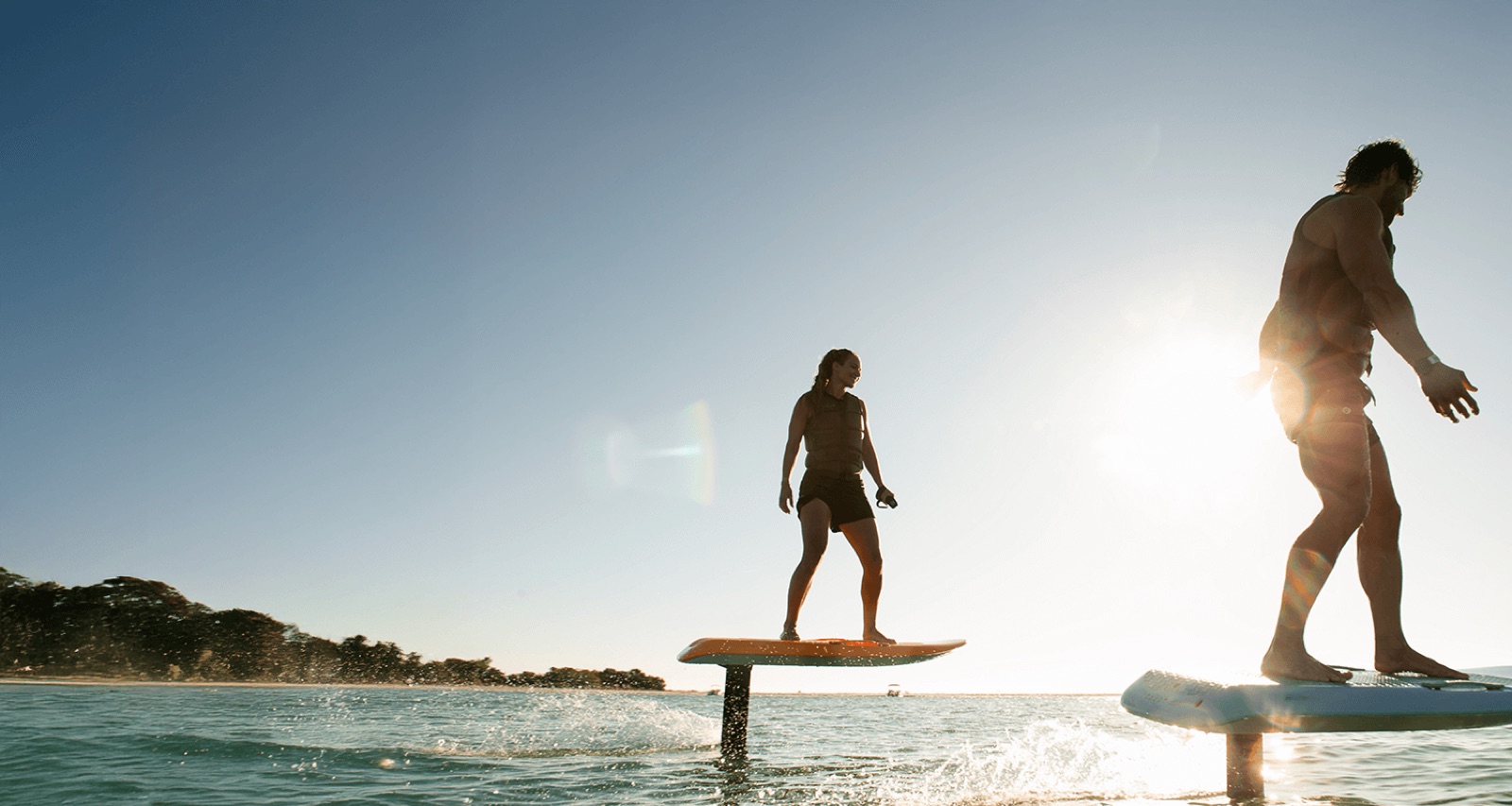Fliteboard Series 6 at sunset